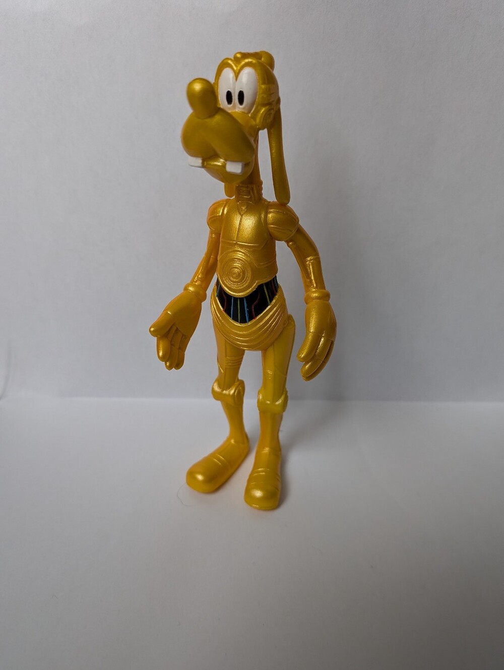 Disney Parks Star Wars Goofy C-3PO Star Tours Series 4 Action Figure Rare